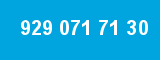 929 071 71 30 929 071 71 30